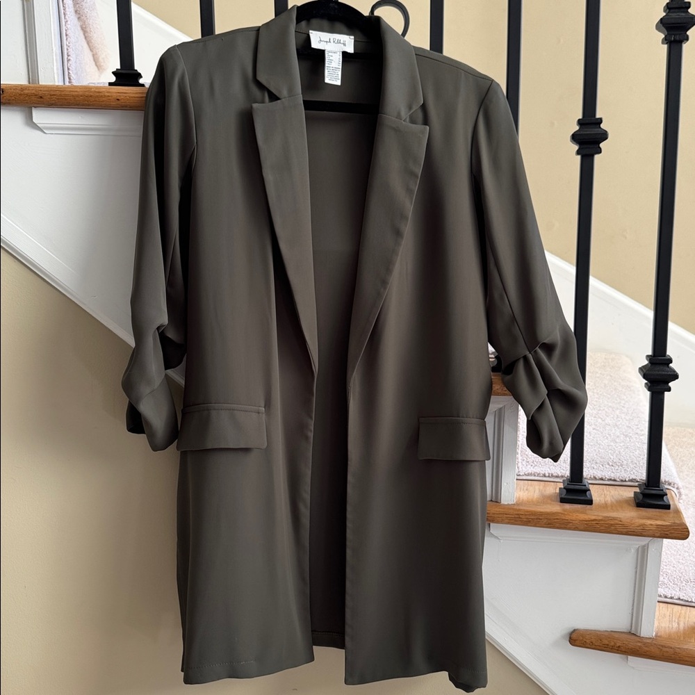 Joseph Ribkoff Elegant Olive Green Blazer
